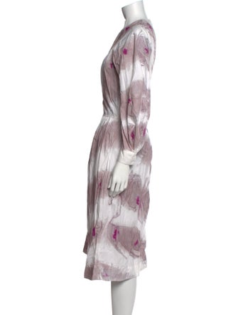 Sea New York Tie-Dye Print Midi Length Dress