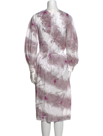 Sea New York Tie-Dye Print Midi Length Dress