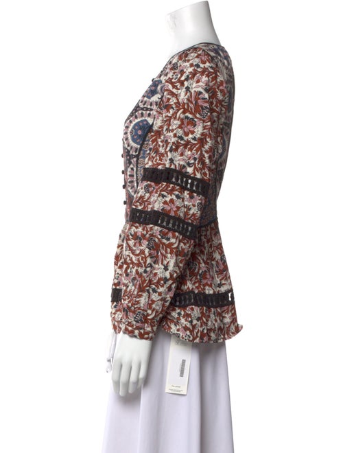 Sea New York Printed Scoop Neck Blouse