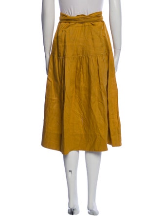Sea New York Linen Midi Length Skirt