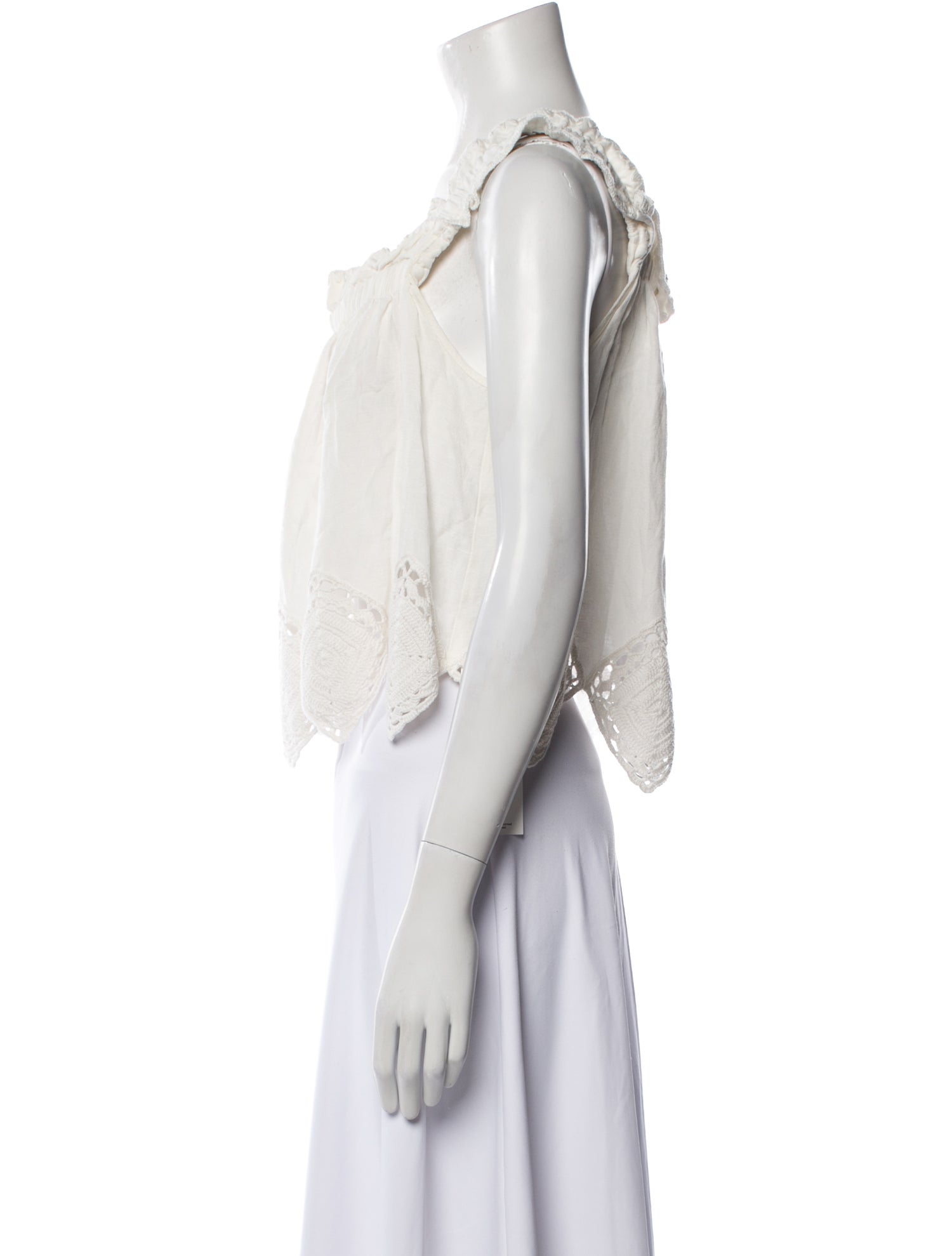 Sea New York Square Neckline Sleeveless Crop Top