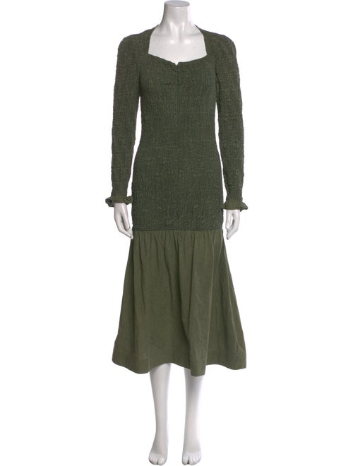 Sea New York Square Neckline Midi Length Dress