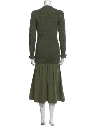 Sea New York Square Neckline Midi Length Dress