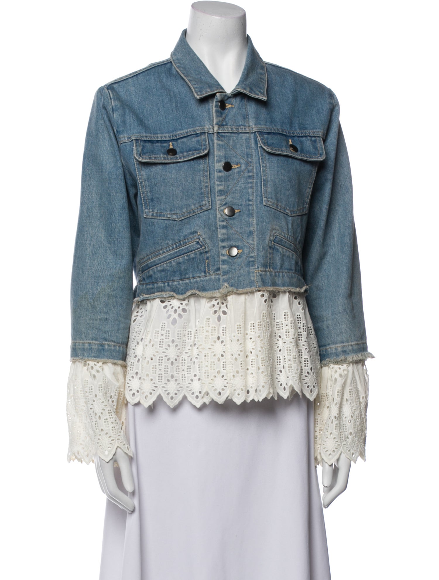 Sea New York Printed Denim Jacket