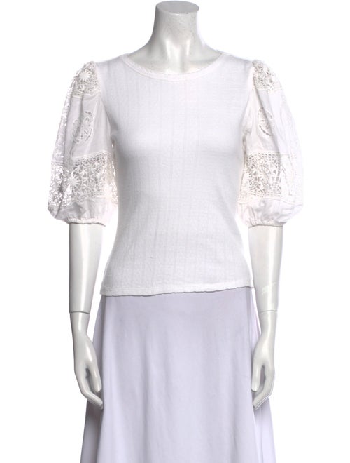 Sea New York Scoop Neck Short Sleeve Top