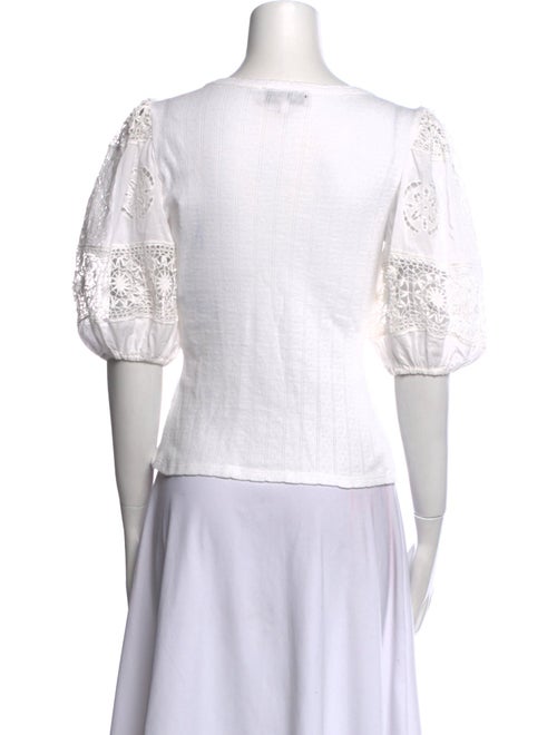 Sea New York Scoop Neck Short Sleeve Top