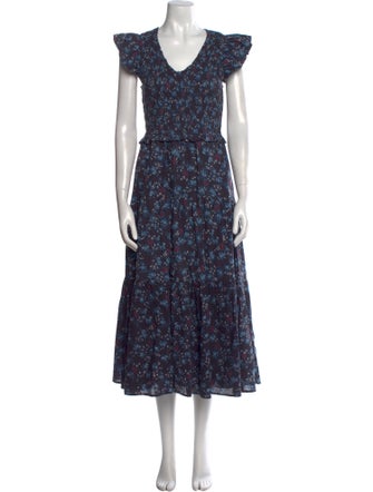 Sea New York Floral Print Long Dress