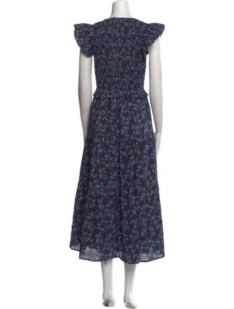 Sea New York Floral Print Long Dress