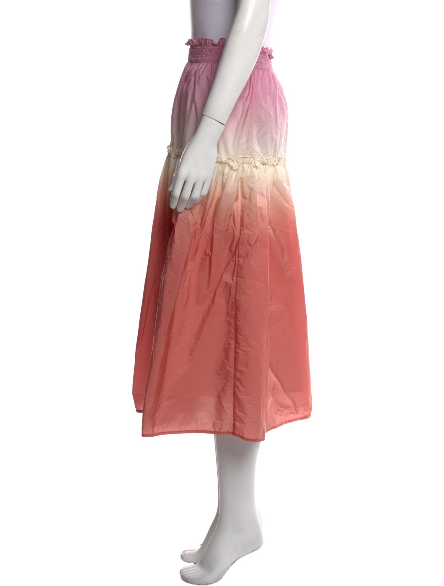 Sea New York Embroidered Accent Midi Length Skirt