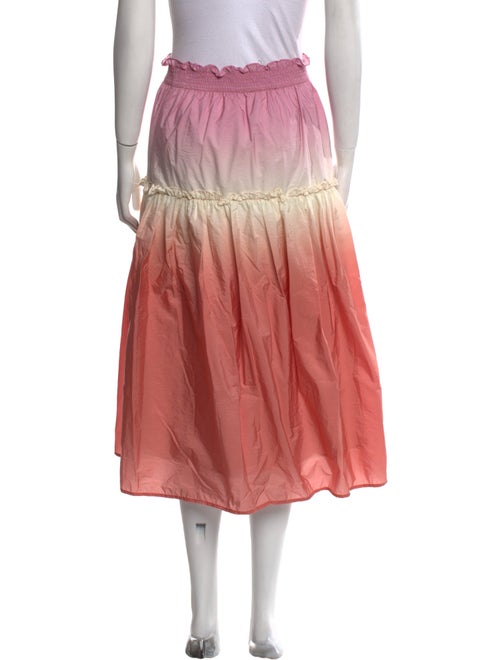 Sea New York Embroidered Accent Midi Length Skirt