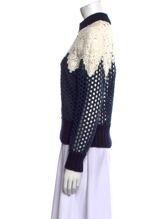 Sea New York Printed Mock Neck Sweatshirt