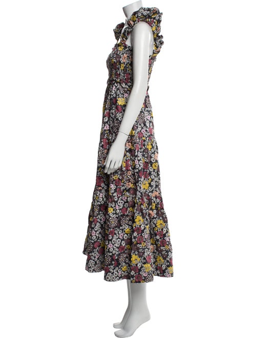 Sea New York Floral Print Midi Length Dress