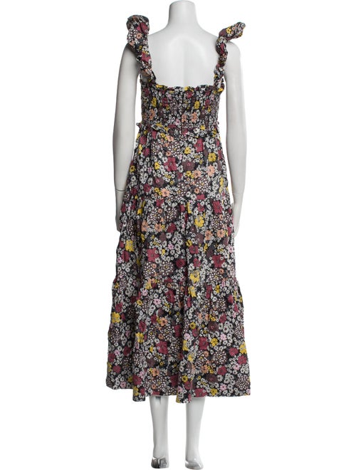 Sea New York Floral Print Midi Length Dress