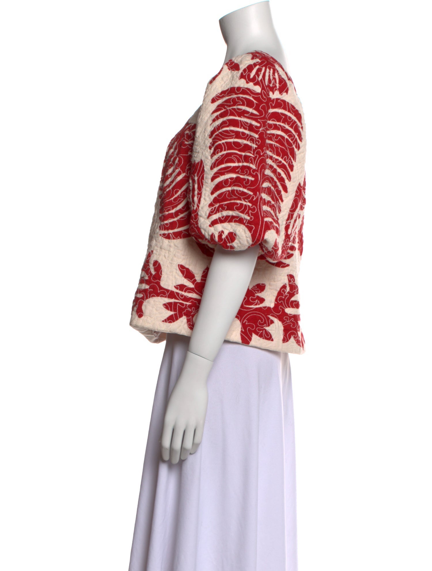 Sea New York Printed Square Neckline Blouse w/ Tags