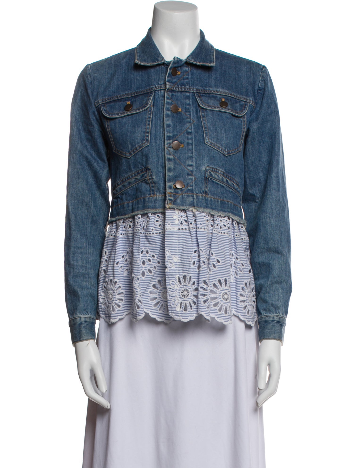 Sea New York Printed Denim Jacket