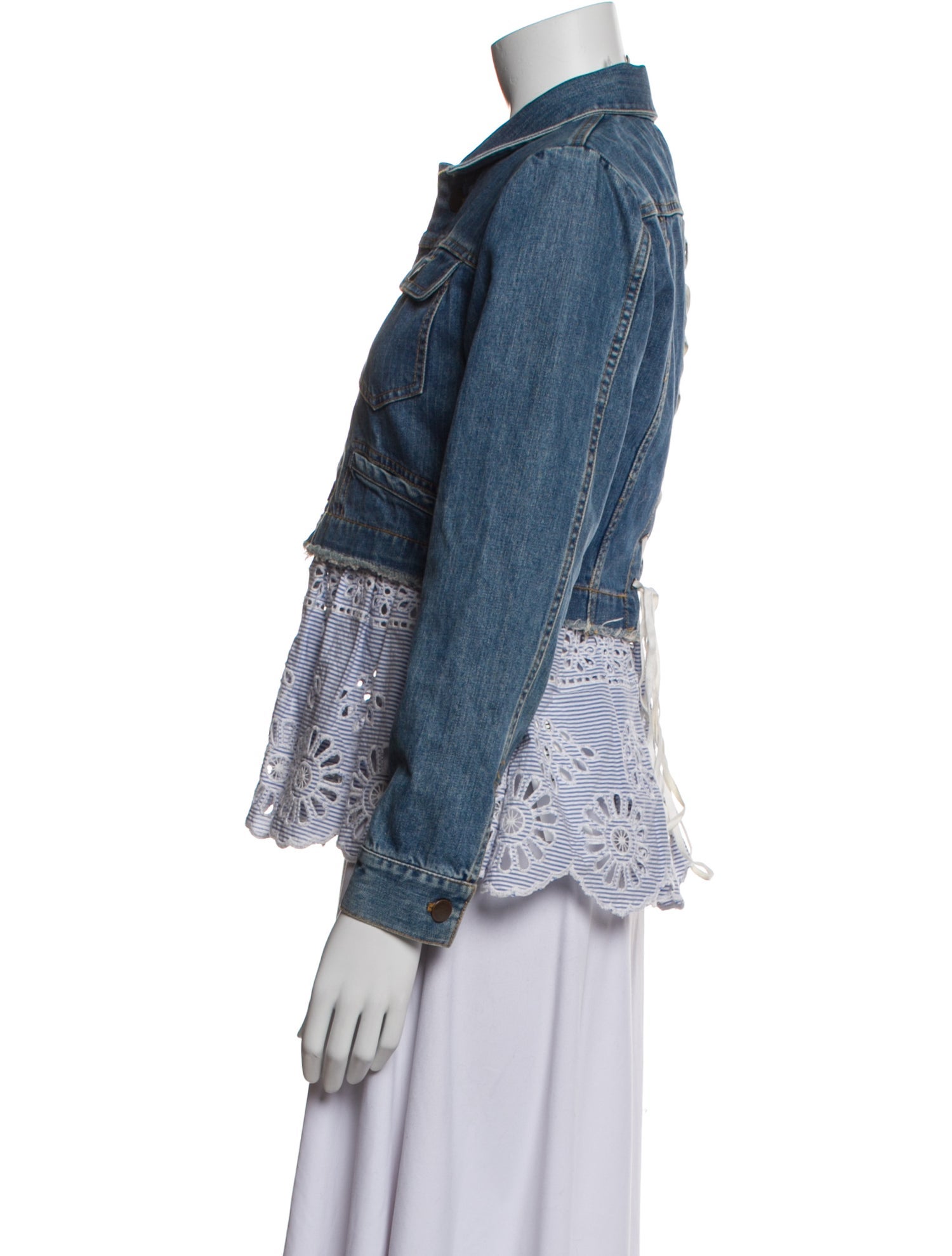 Sea New York Printed Denim Jacket