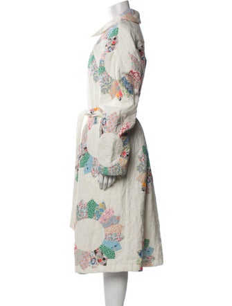 Sea New York Floral Print Trench Coat