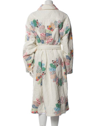 Sea New York Floral Print Trench Coat