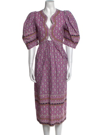 Sea New York Floral Print Long Dress