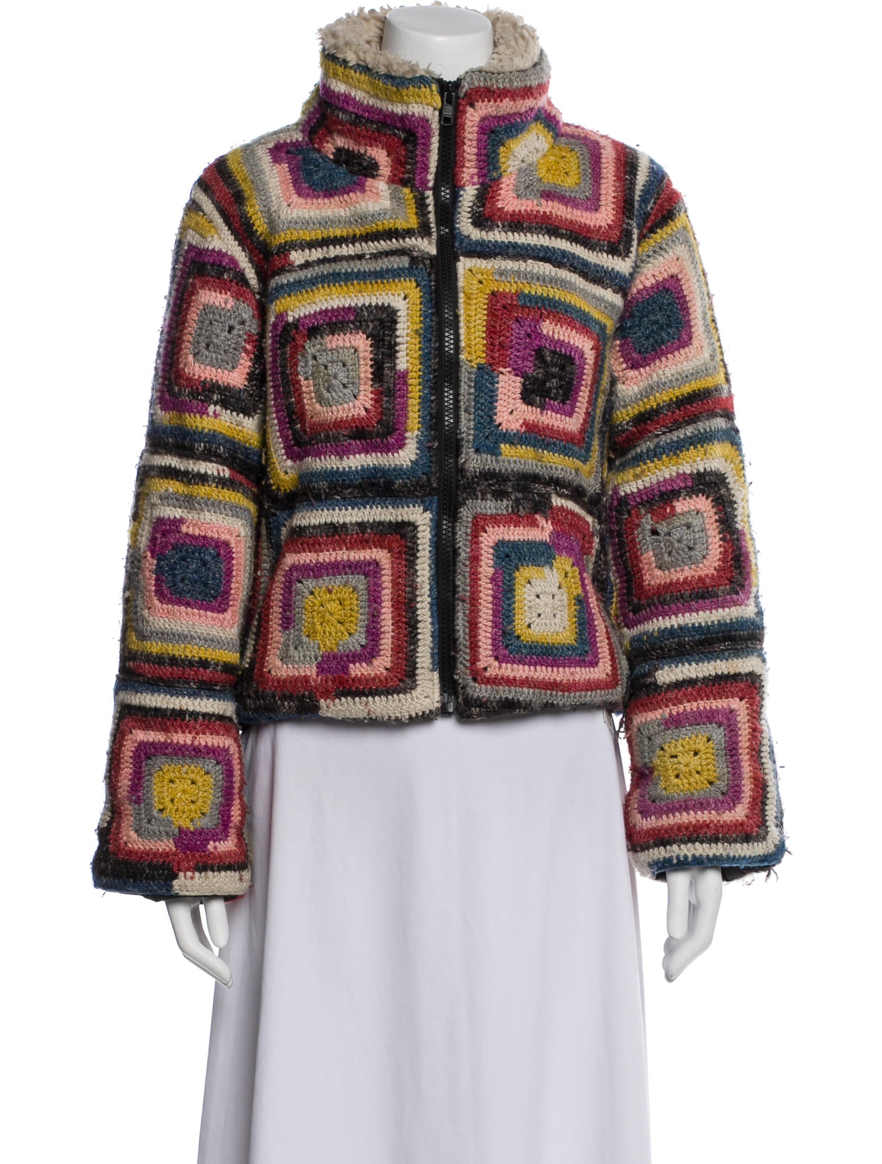 Sea New York Merino Wool Printed Jacket