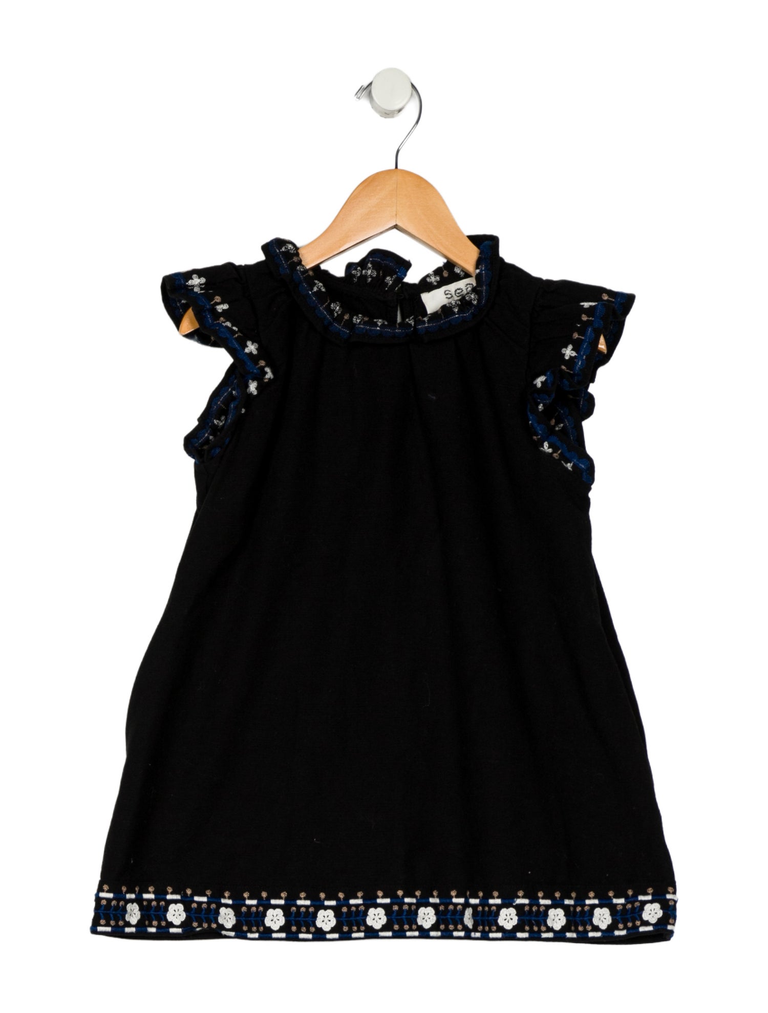 Sea New York Toddler Girls' Embroidered Sleeveless Dress