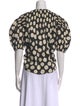 Sea New York Polka Dot Print Crew Neck Top