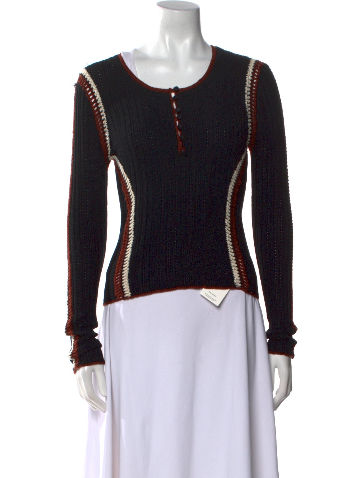 Sea New York Merino Wool Printed Sweater