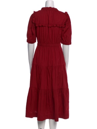 Sea New York Crew Neck Midi Length Dress