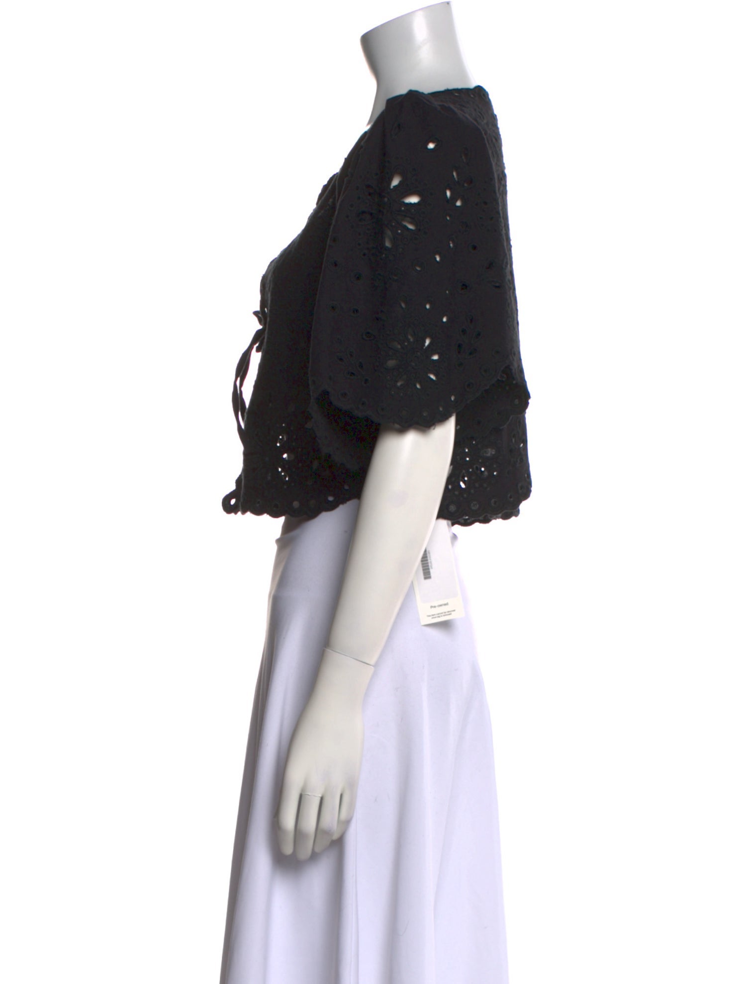 Sea New York V-Neck Short Sleeve Crop Top