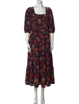 Sea New York Floral Print Long Dress