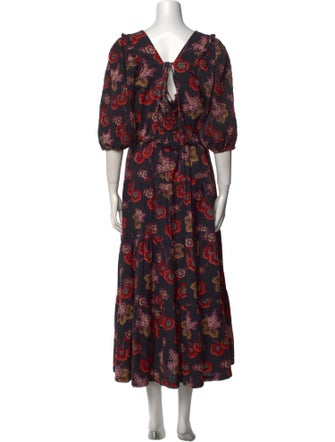 Sea New York Floral Print Long Dress