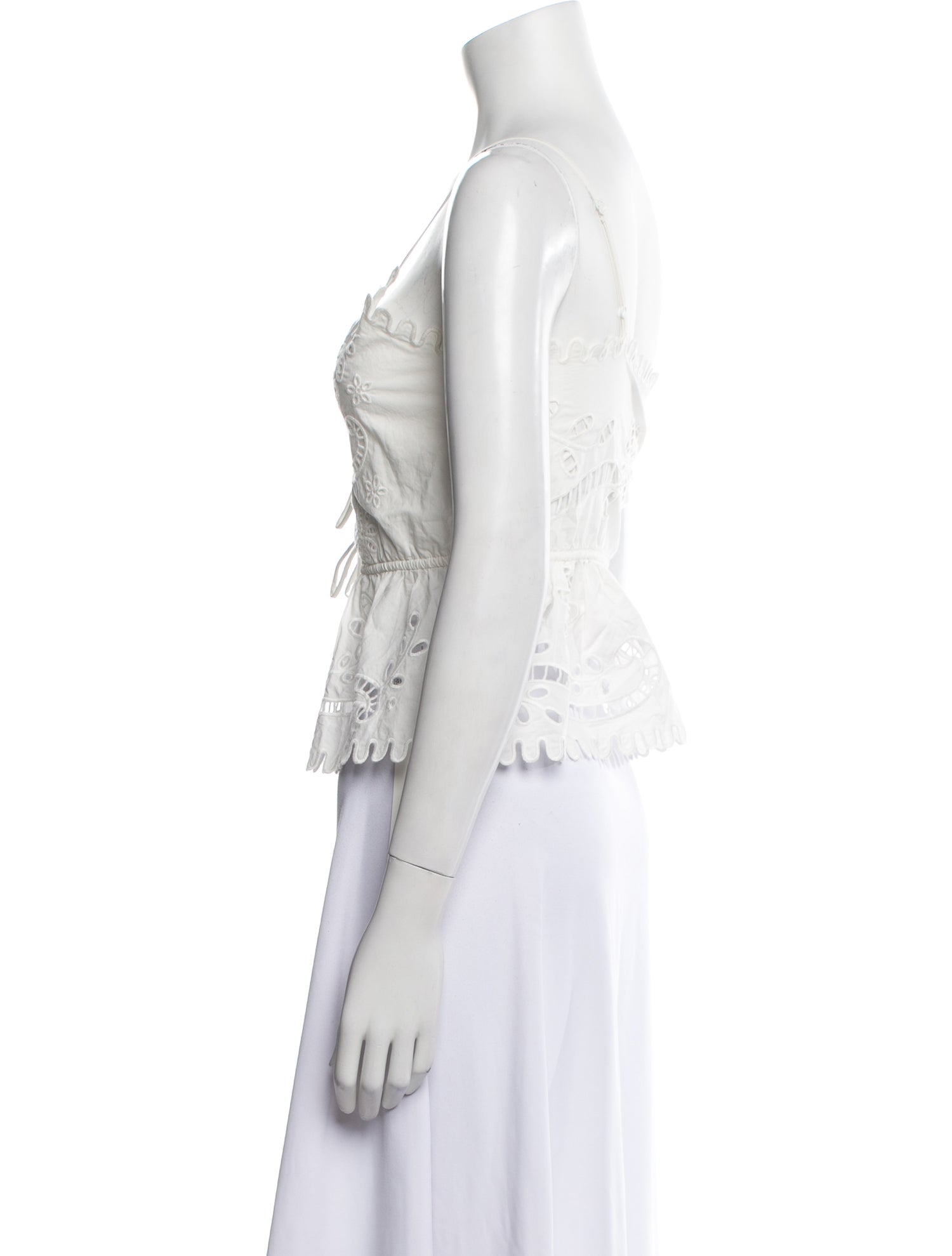 Sea New York Square Neckline Sleeveless Crop Top