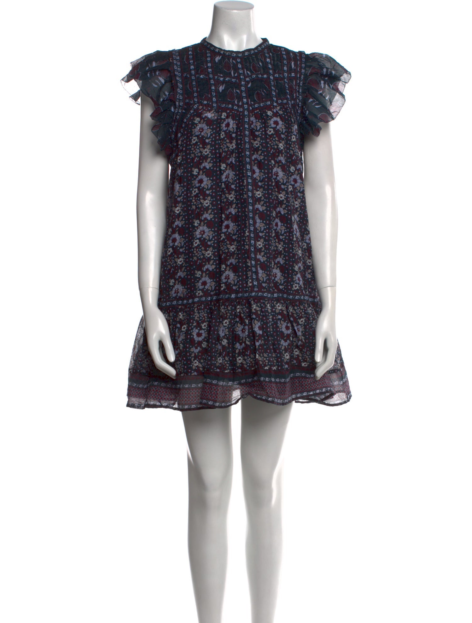 Sea New York Floral Print Mini Dress