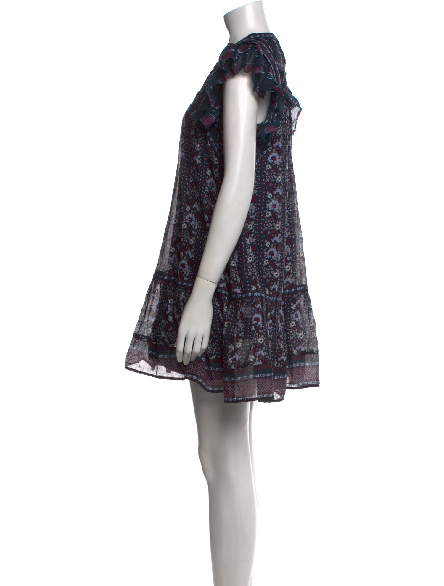 Sea New York Floral Print Mini Dress