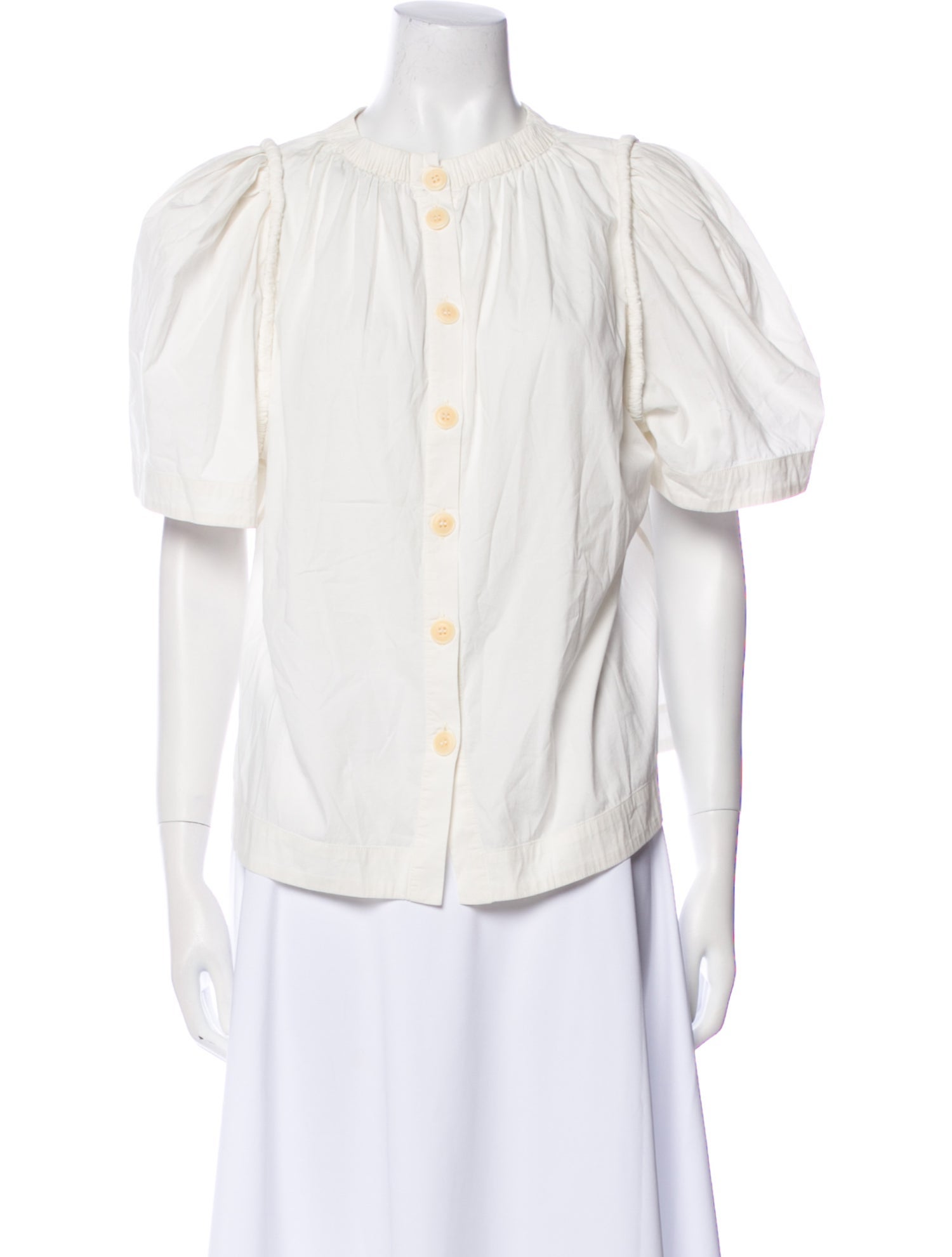 Sea New York Short Sleeve Button-Up Top