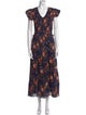 Sea New York Floral Print Long Dress