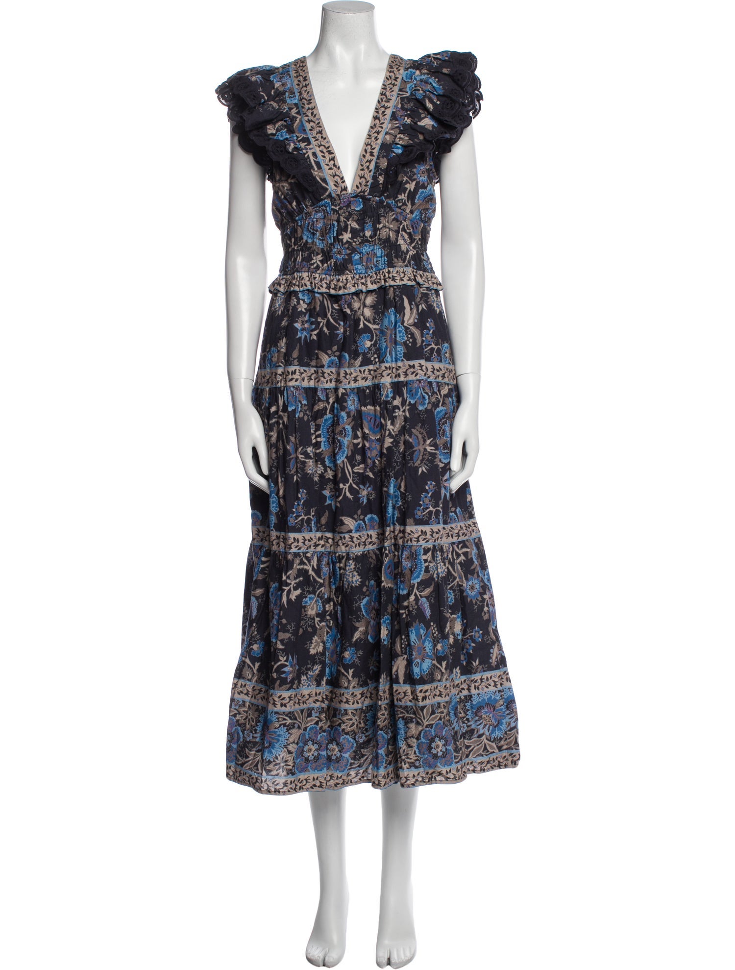 Sea New York Floral Print Long Dress