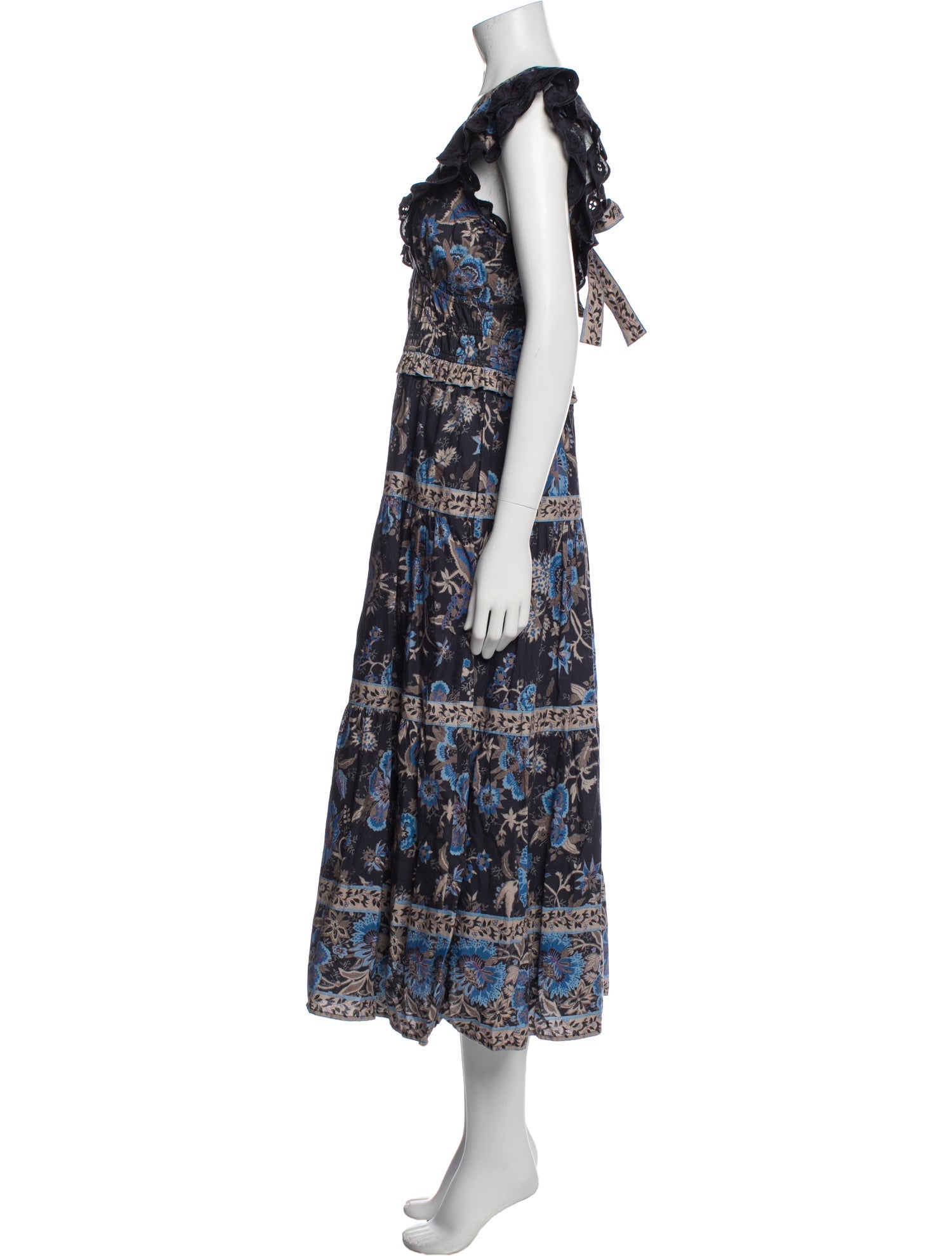 Sea New York Floral Print Long Dress