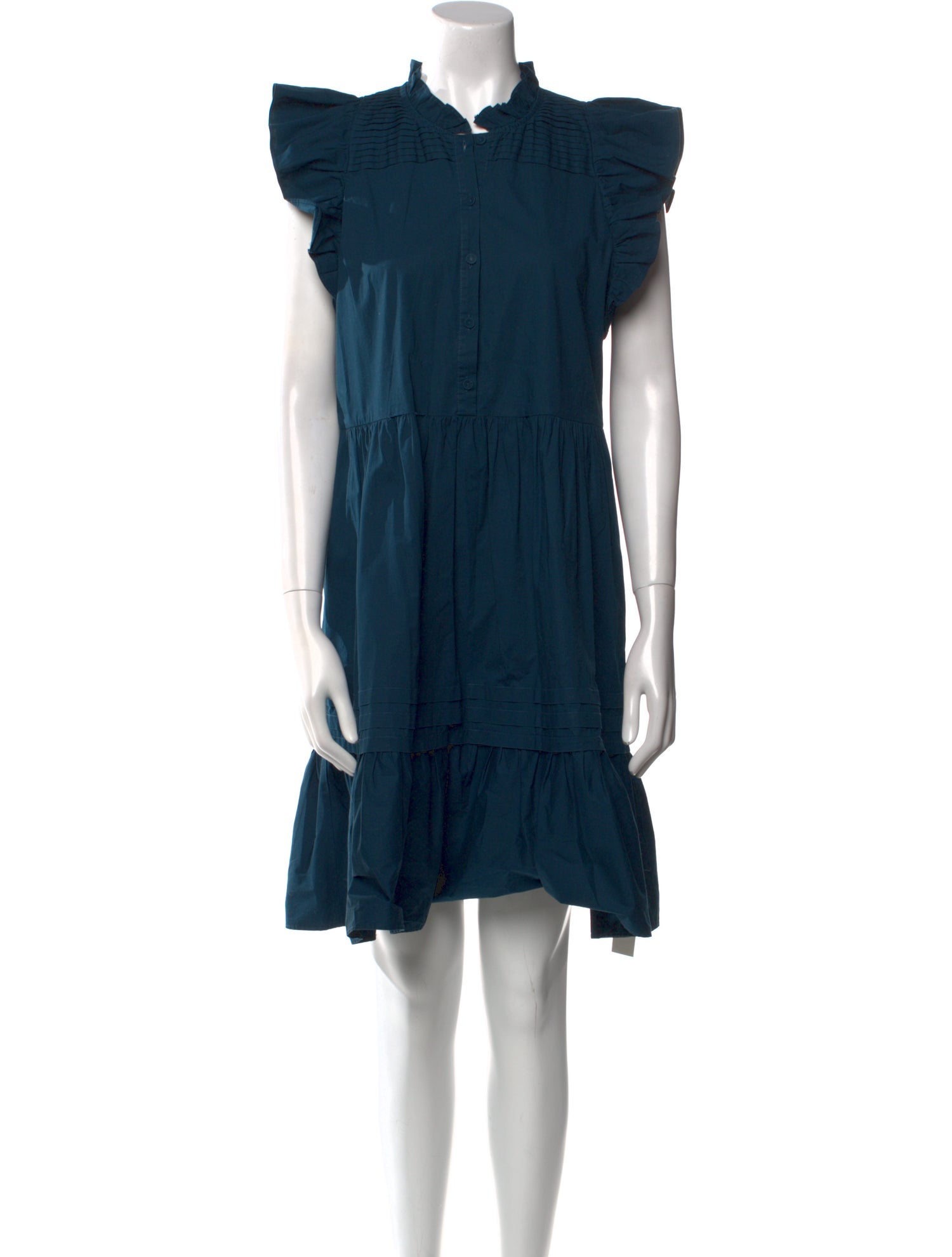 Sea New York Mock Neck Knee-Length Dress