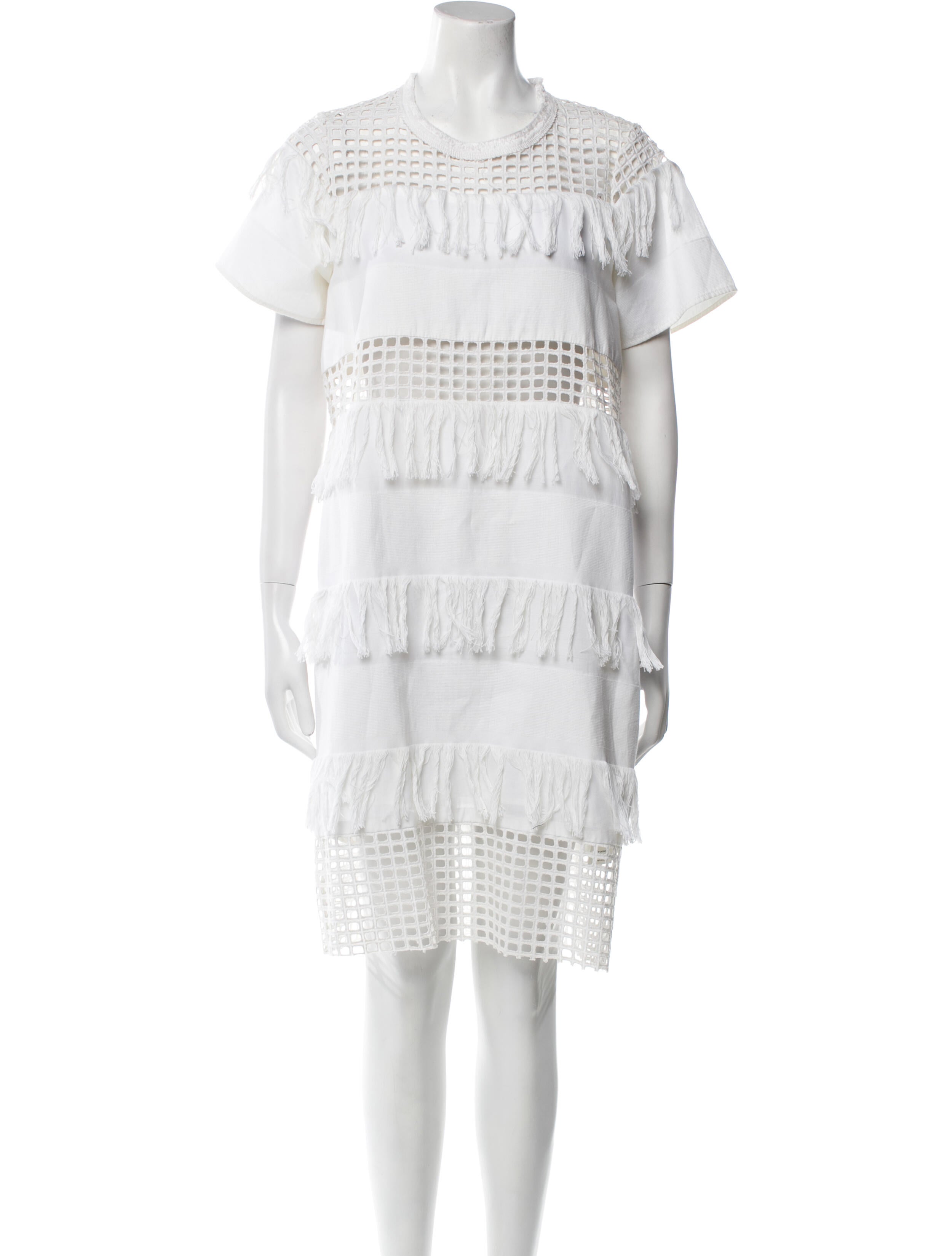 Sea New York Crew Neck Knee-Length Dress