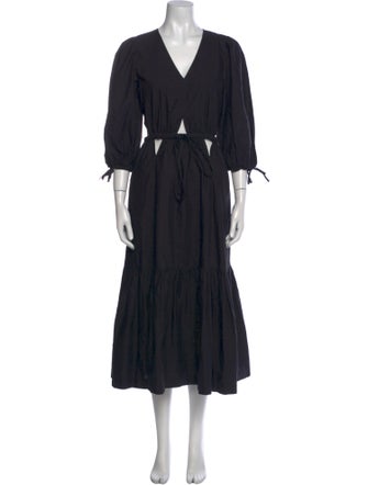 Sea New York V-Neck Long Dress