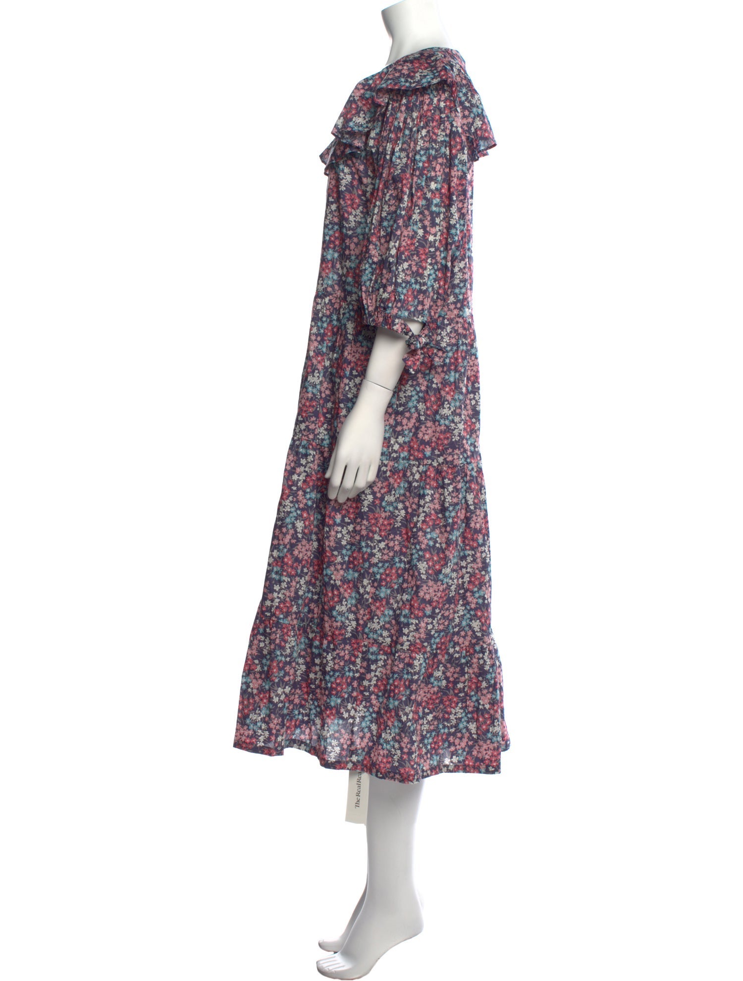 Sea New York Floral Print Midi Length Dress