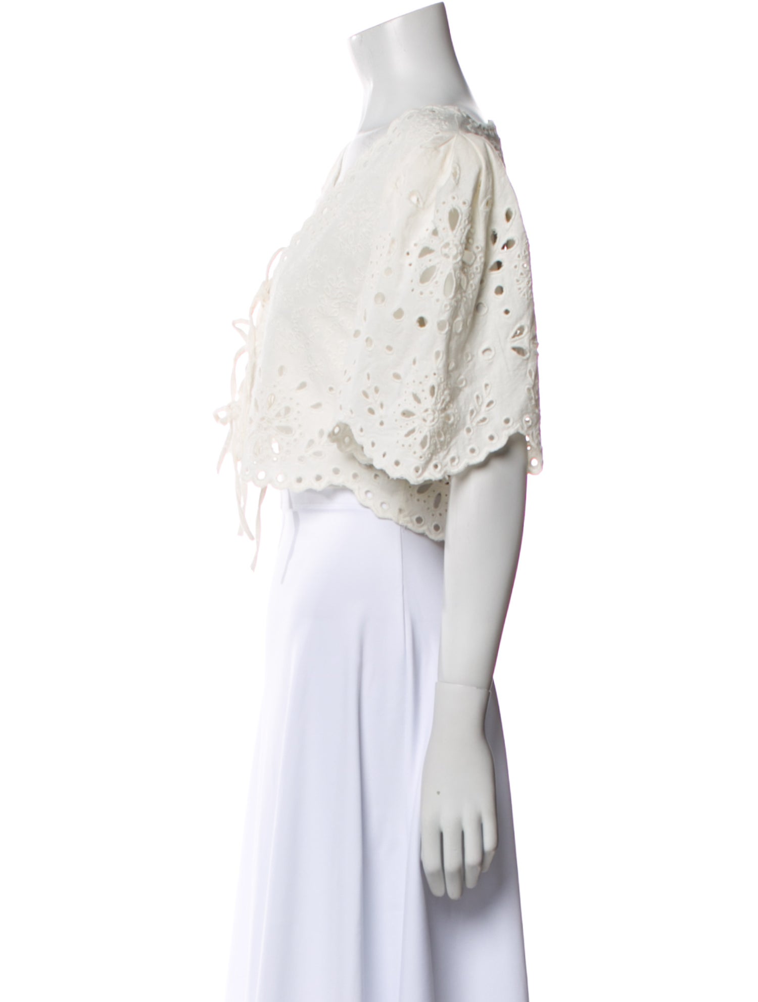 Sea New York Floral Print V-Neck Crop Top