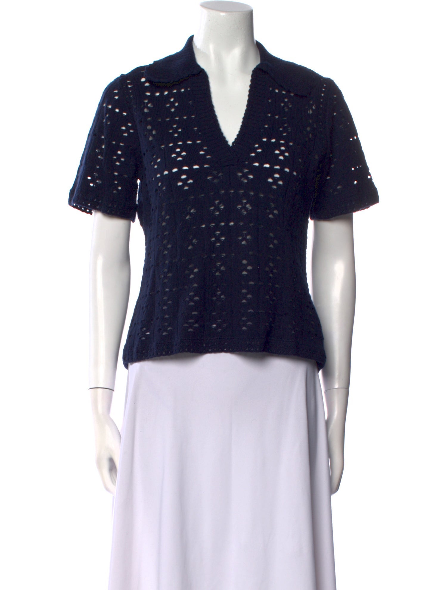 Sea New York V-Neck Short Sleeve Polo