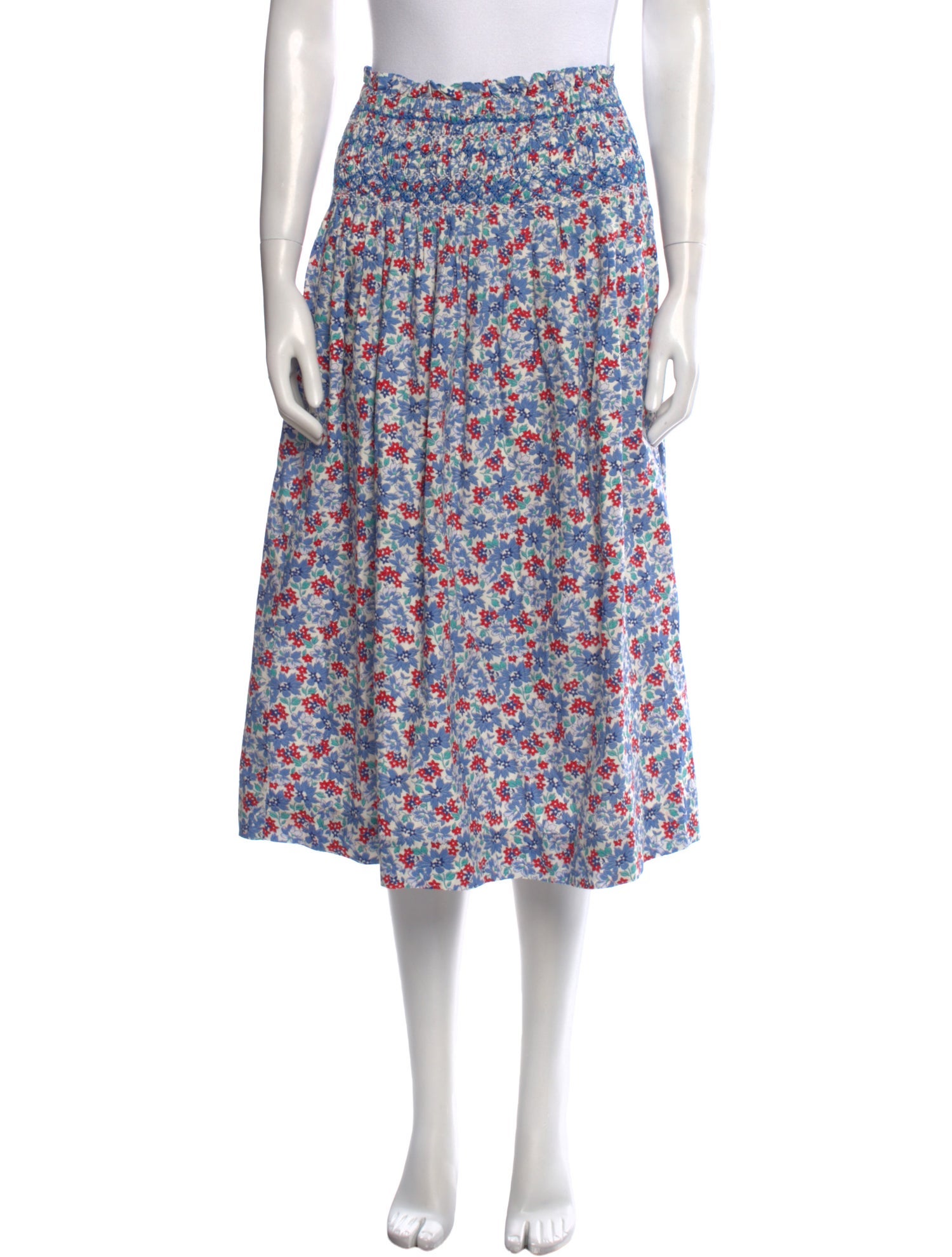 Sea New York Floral Print Midi Length Skirt