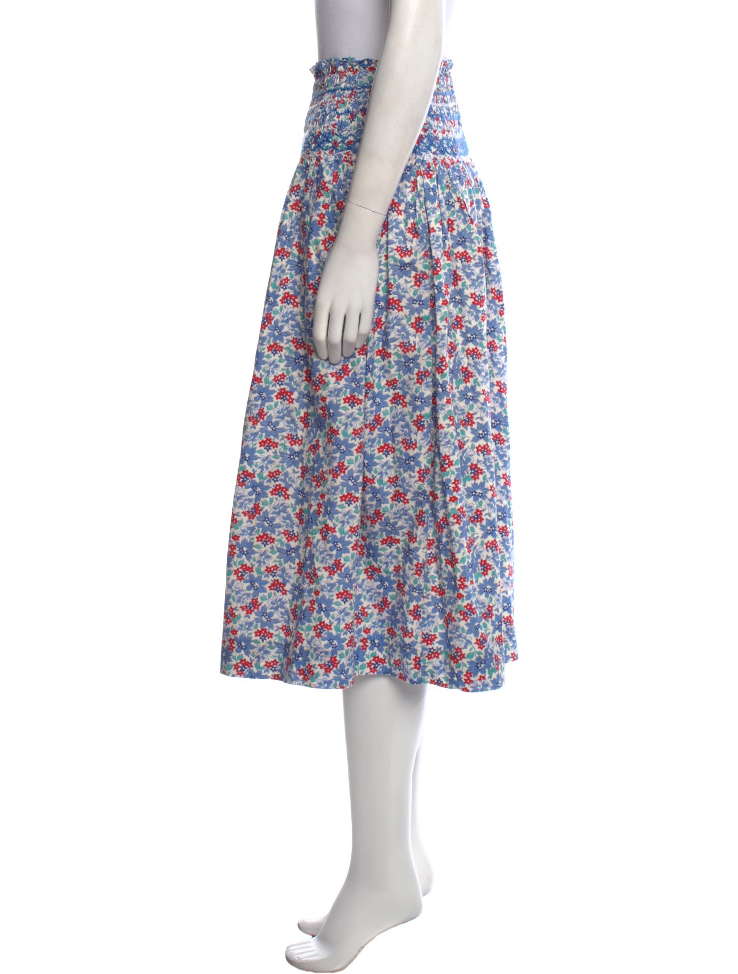 Sea New York Floral Print Midi Length Skirt