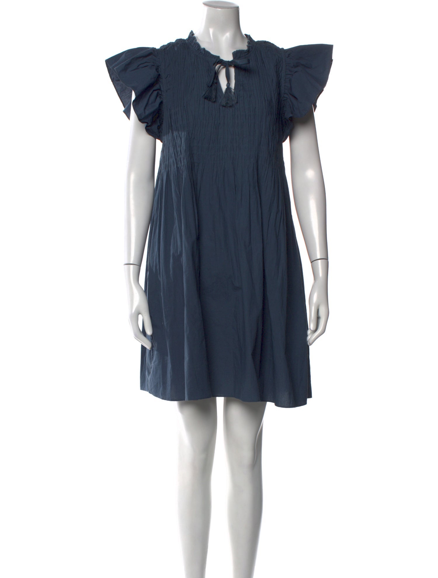 Sea New York Tie Neck Mini Dress