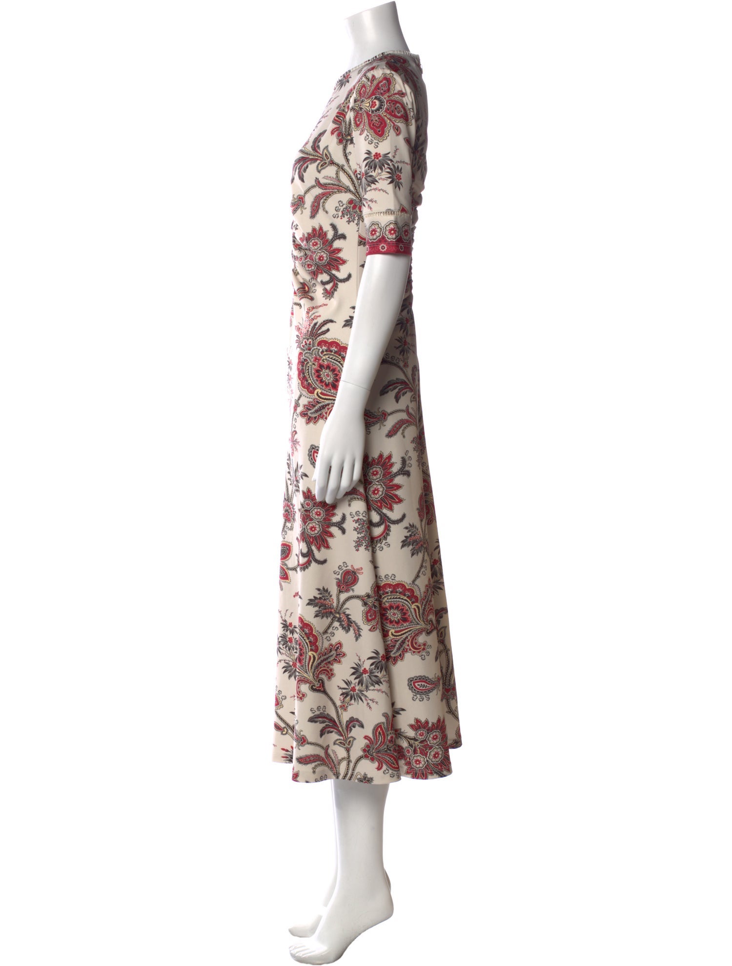 Sea New York Floral Print Midi Length Dress