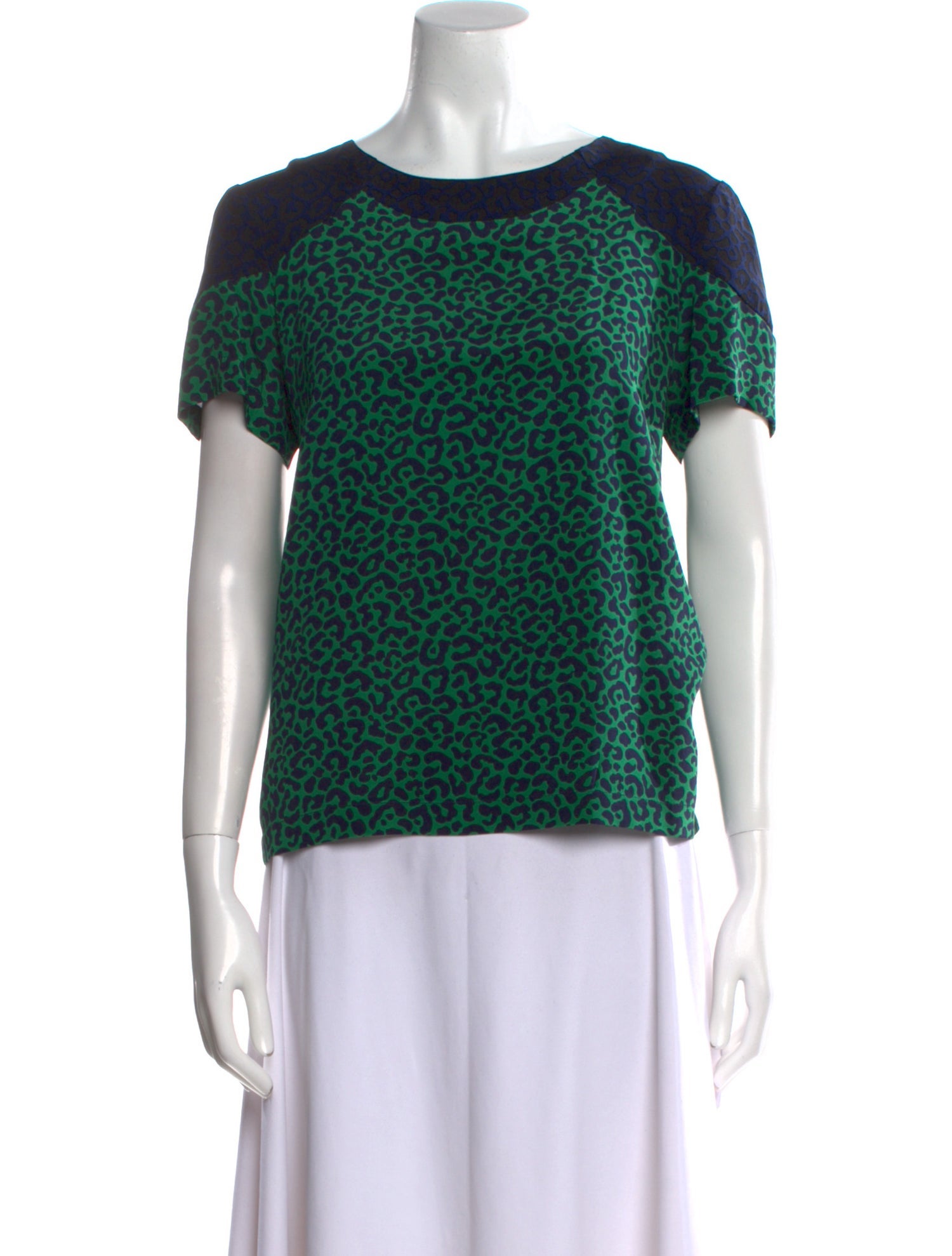 Sea New York Silk Printed Top