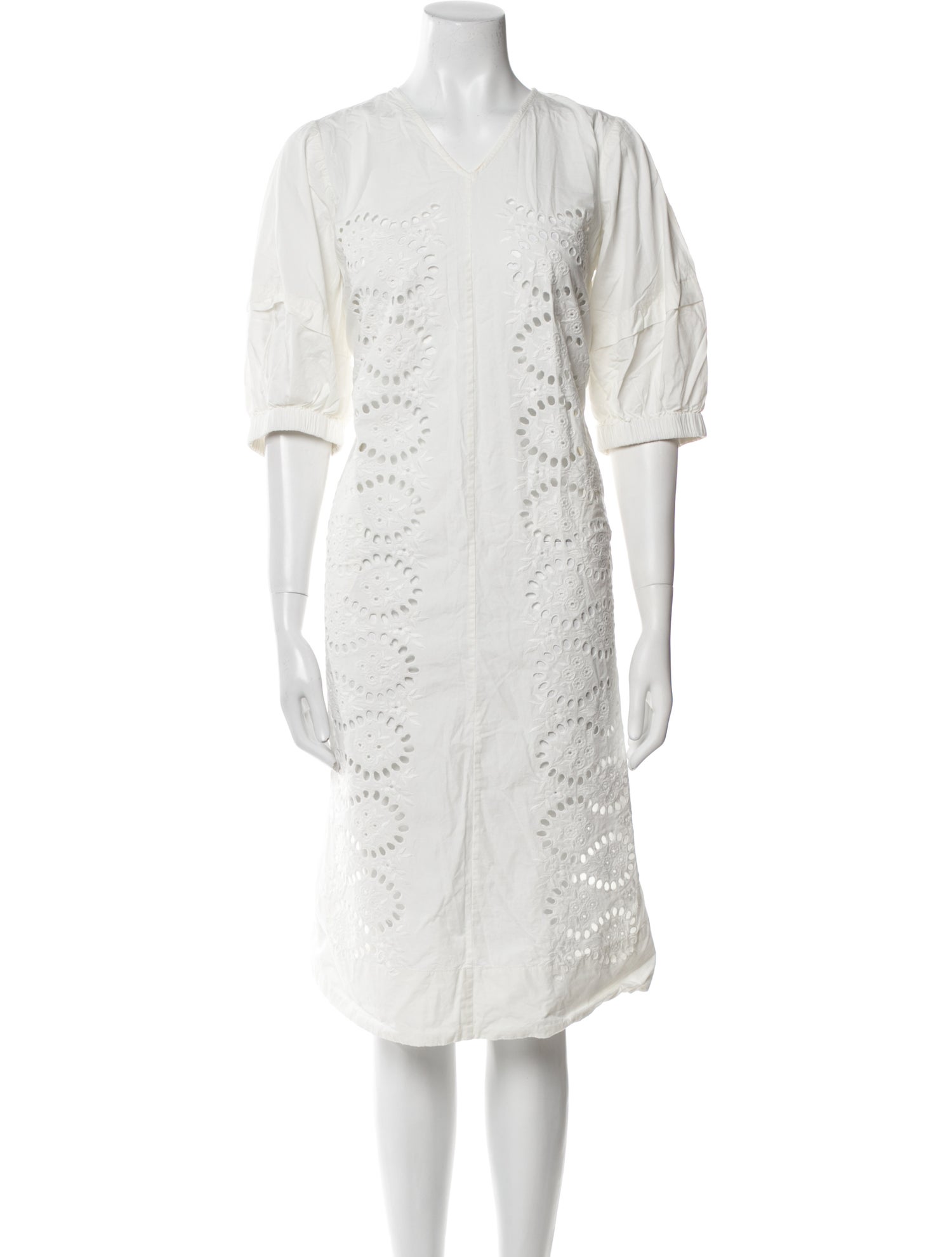 Sea New York V-Neck Midi Length Dress